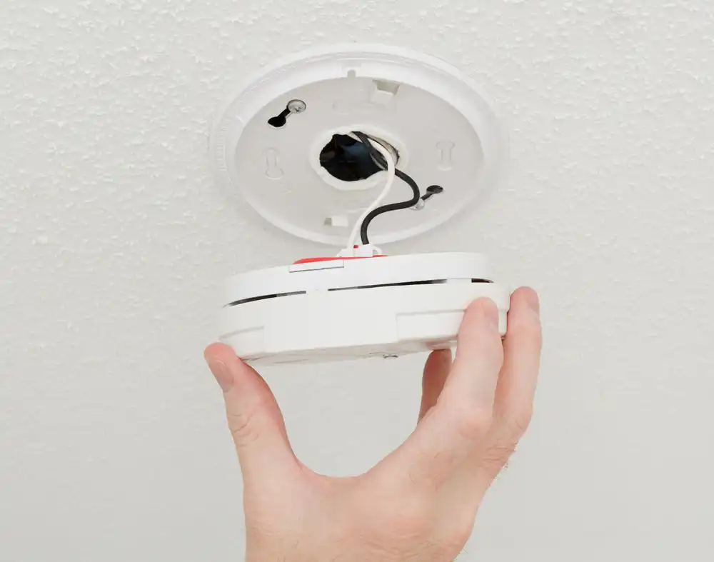 wired smoke detector